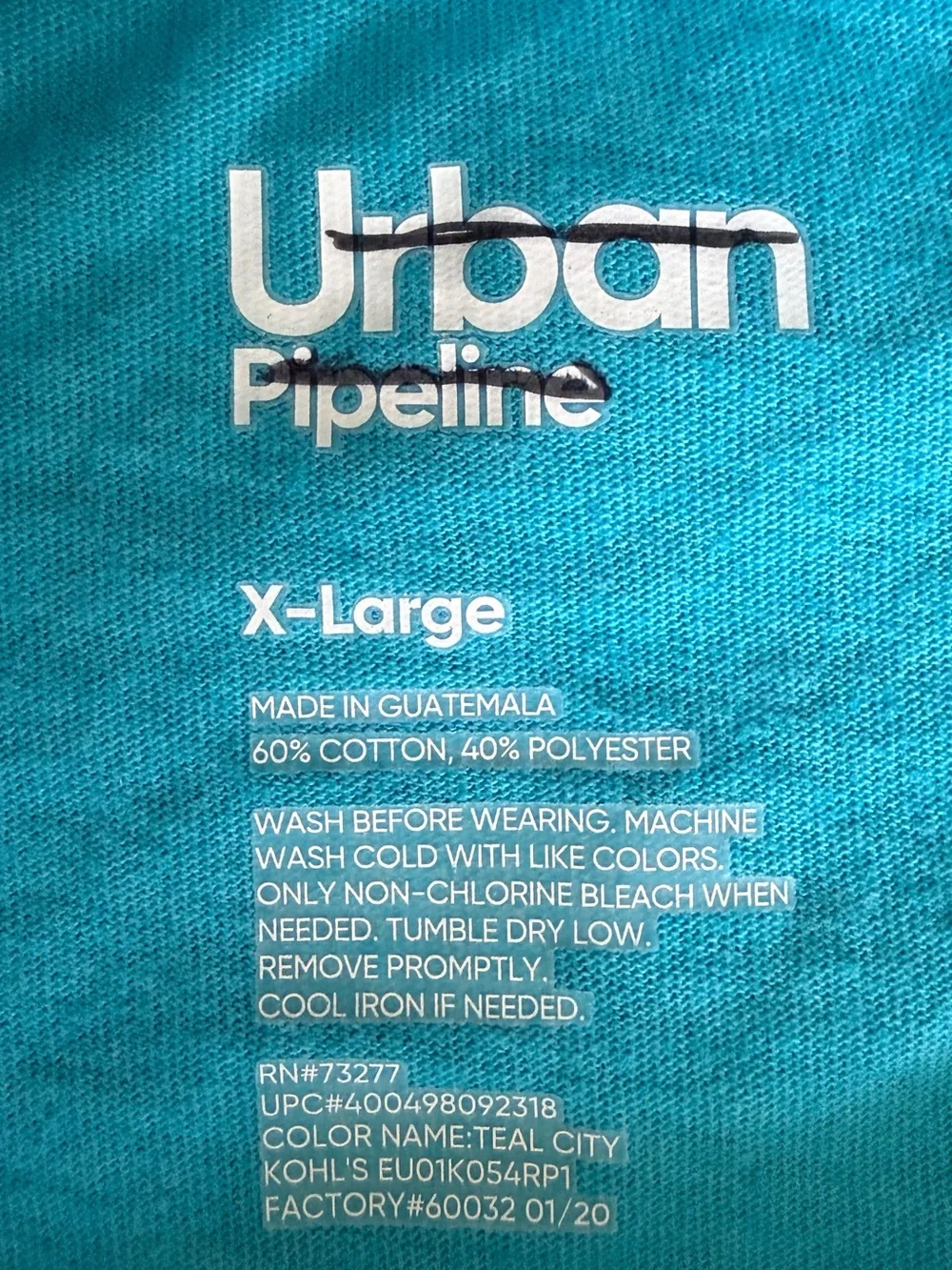 urban pipeline Teal Blue City Skyline Short-Sleeve Tee